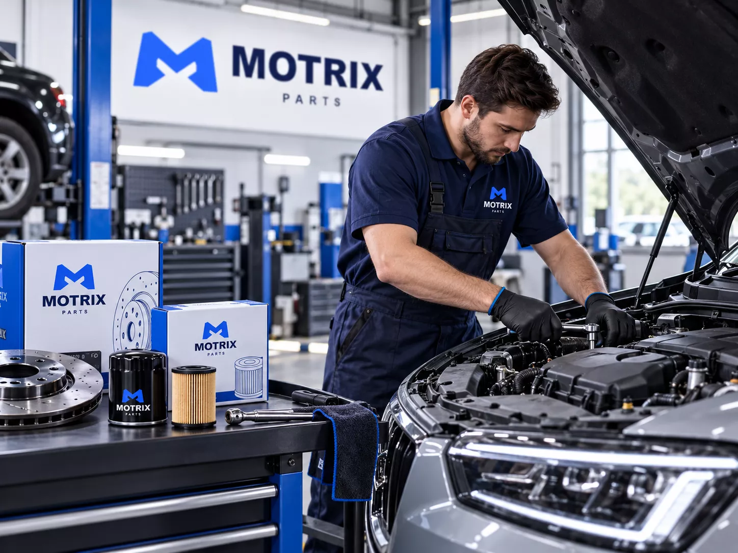 MOTRIX automotive parts installation